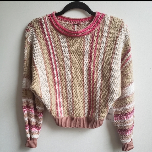 FREE PEOPLE "Sweet Child Combo" Sweater - Picture 2 of 16